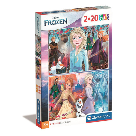 Clementoni 2-in-1 Puzzle - Disney Frozen II (2 x 20 Teile)
