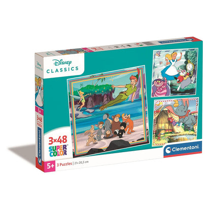 Clementoni Puzzle - Disney "Ewige Klassiker" (3 x 48 Teile)