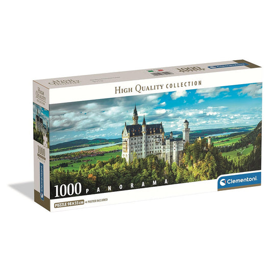 Clementoni Panorma-Puzzle - Deutschland "Schloss Neuschwantein" (1000 Teile)
