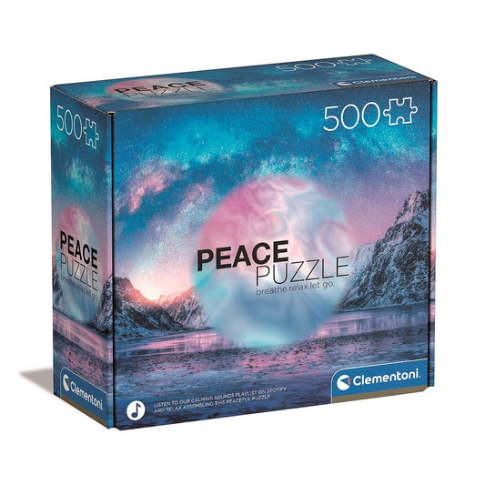 Clementoni Puzzle- Berg Hellblau (500 Teile)