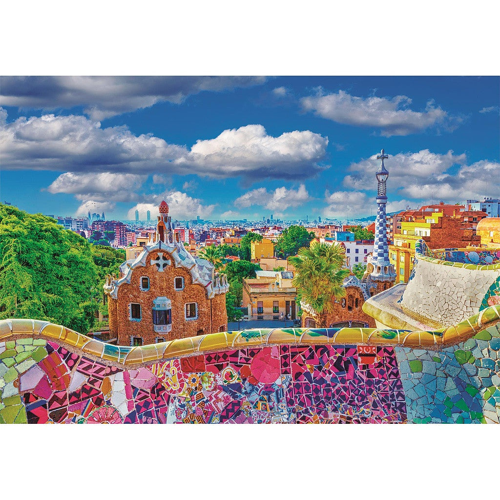 Clementoni Puzzle- Barcelona Park Güell (1000 Teile)