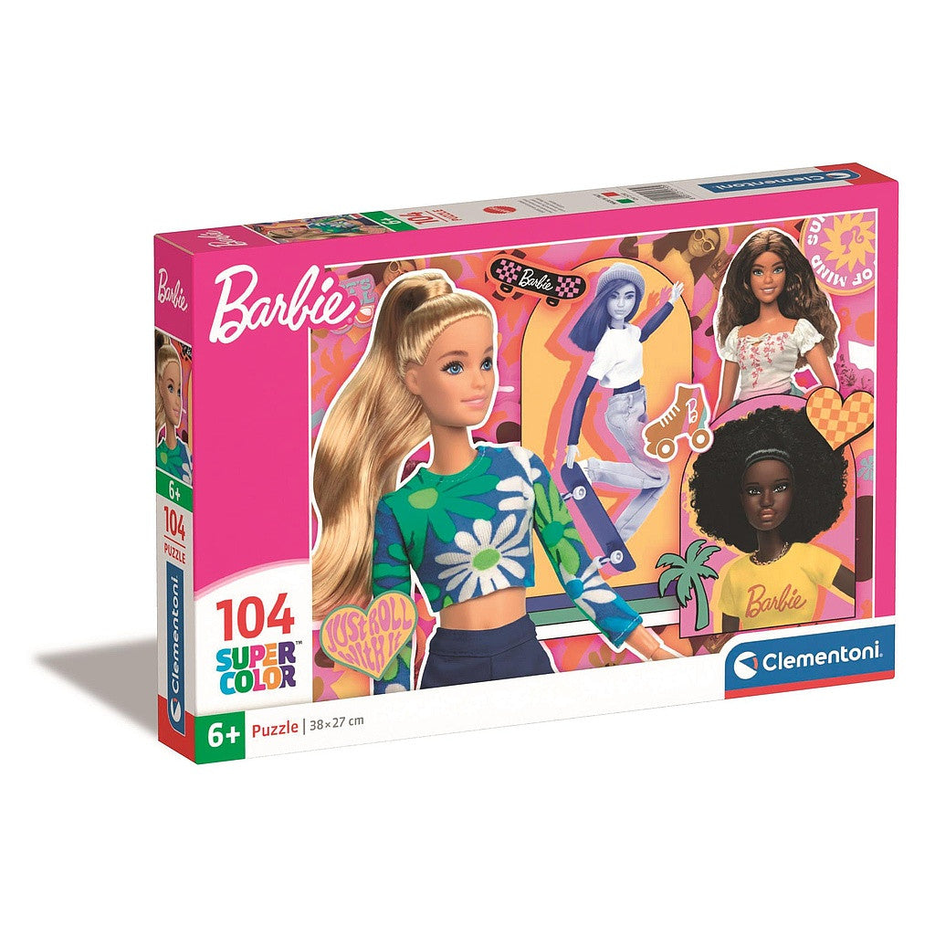 Clementoni Puzzle - Barbie Skateboard (104 Teile)