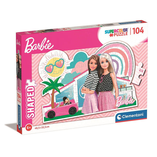 Clementoni Puzzle- Barbie Haus (104 Teilen)