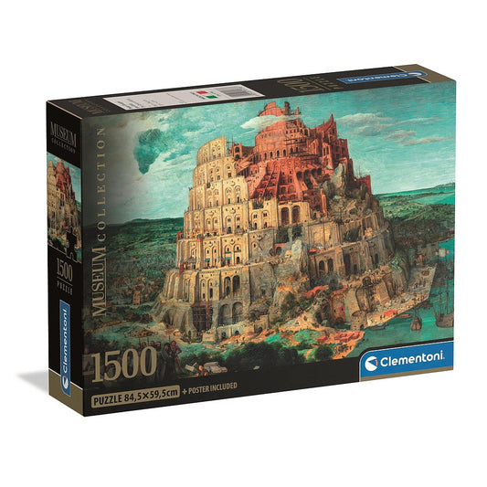 Clementoni Puzzle- Art Babel Tower (1500 Teile)