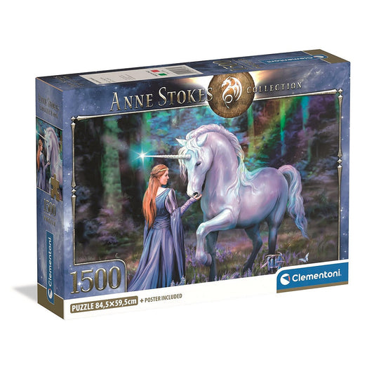 Clementoni Puzzle- Anne Stokes Bluebell Wood (1500 Teile)