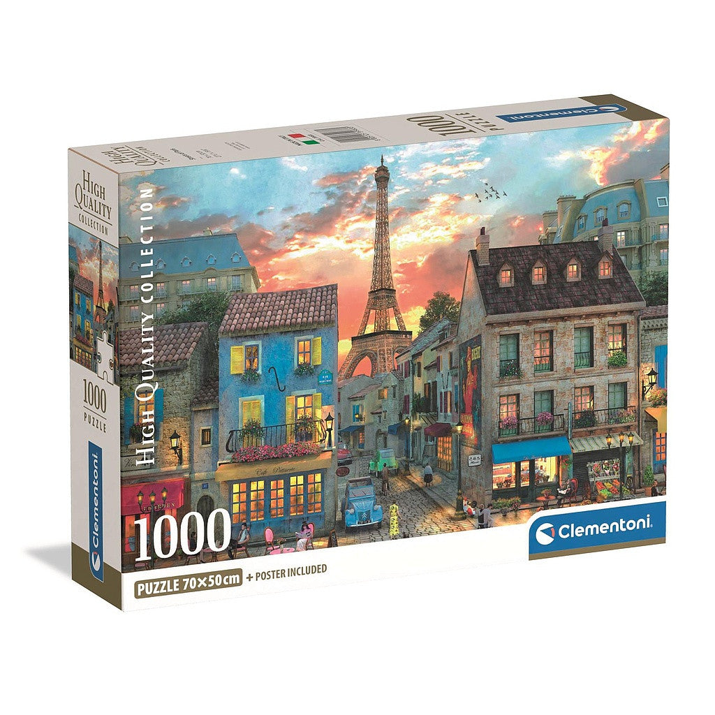 Clementoni Puzzle - Strassen von Paris (1000 Teile)