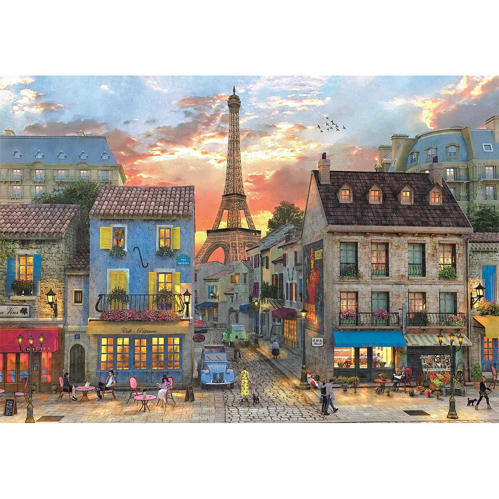 Clementoni Puzzle - Strassen von Paris (1000 Teile)