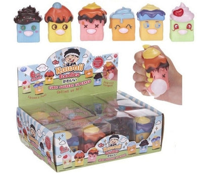 Kawaii Antistress Quietsche-Cupcake, assortiert