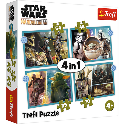 Trefl 4-in-1 Puzzle - Star Wars (35 - 70 Teile)