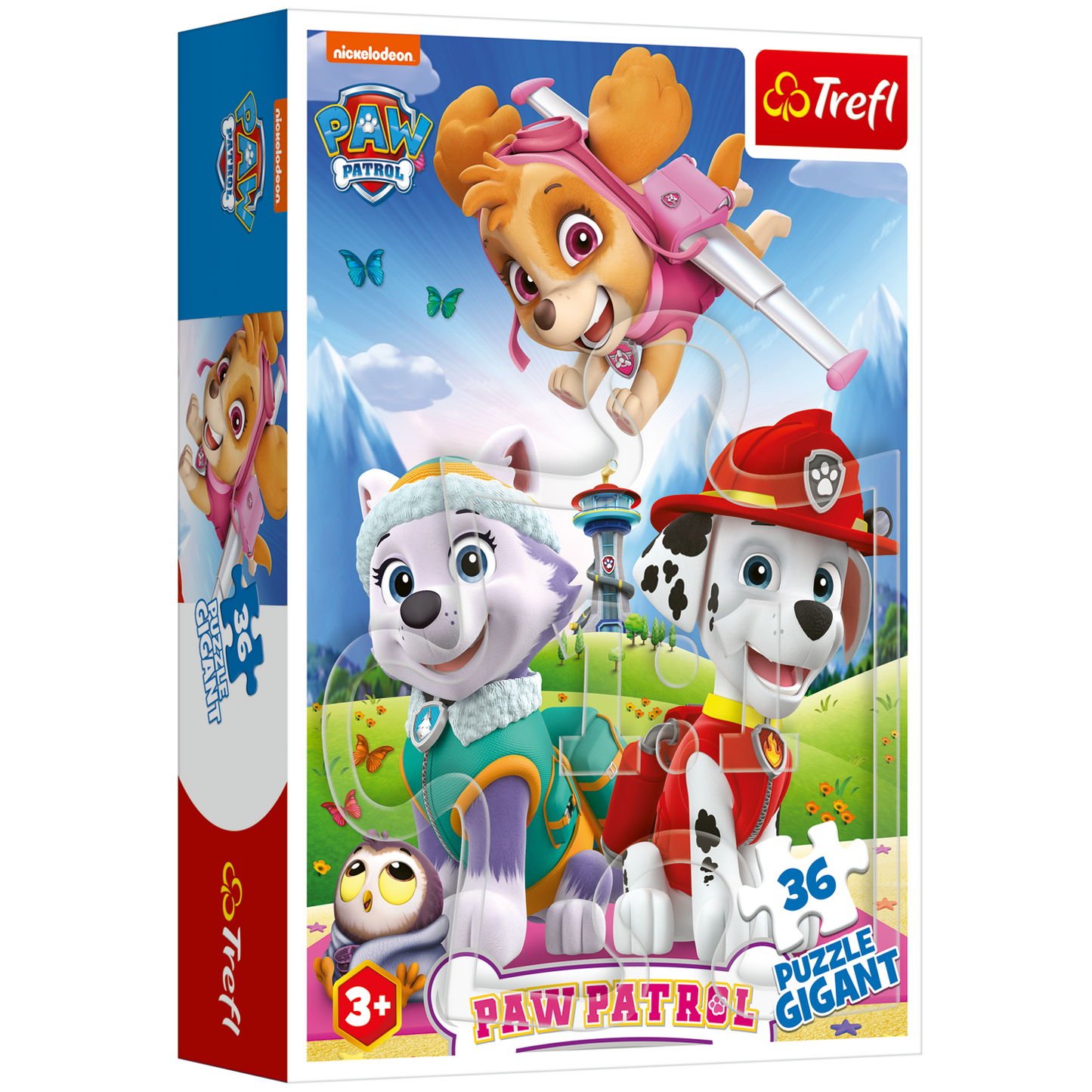 Puzzle inkl. Malbuch - Paw Patrol "2 Hunde" (36 Teile)