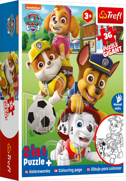 Puzzle inkl. Malbuch - Paw Patrol "Baby" (36 Teile)