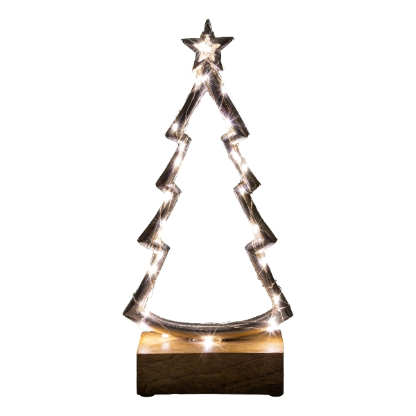 Aluminium Baum offen 20 LED