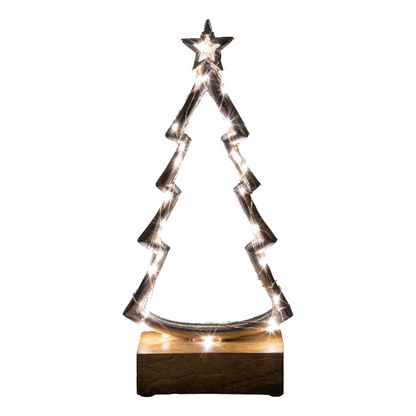 Aluminium Baum offen 20 LED