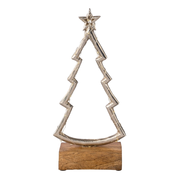 Aluminium Baum offen 20 LED