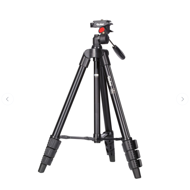 Rollei Fotostativ Compact Traveler Star S1, schwarz