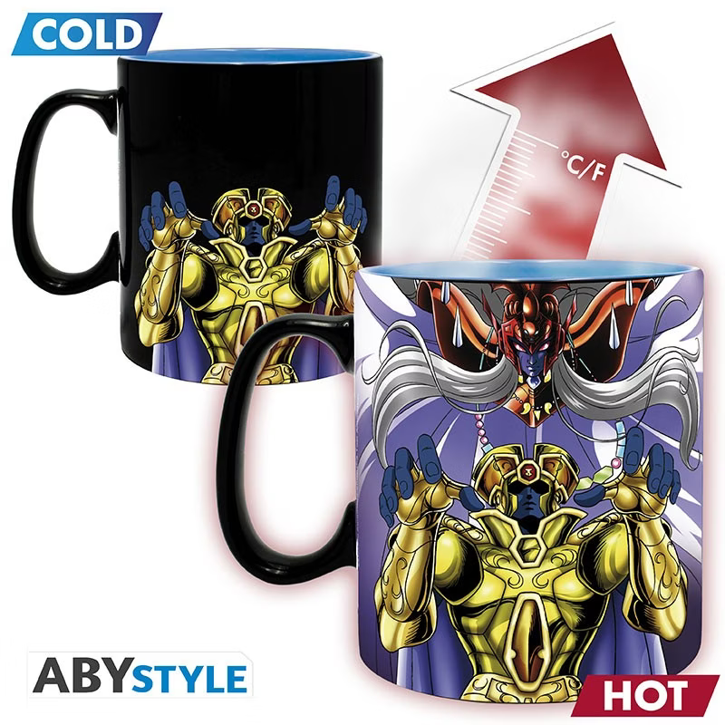Saint Seiya - Tasse Heat Change "Pegasus vs Pope"