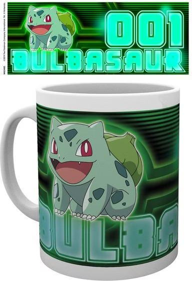 Pokemon - Tasse "Bulbasaur", neon (320 ml)