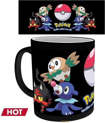 Pokemon - Tasse Heat Change "Catch Em'All"