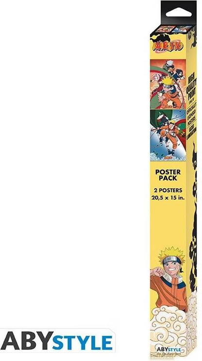 Naruto - 2er-Set  Poster "Team 7" (52 x 38 cm)