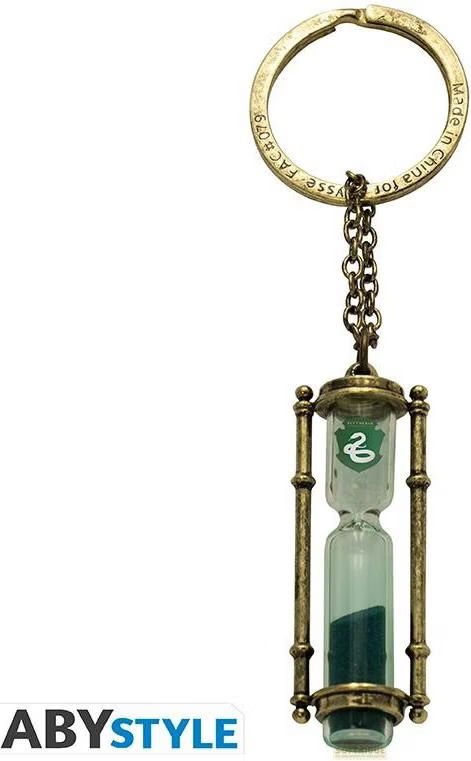 Harry Potter - Schlüsselanhänger "3D Slytherin Hourglass"