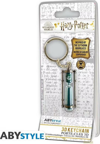 Harry Potter - Schlüsselanhänger "3D Slytherin Hourglass"