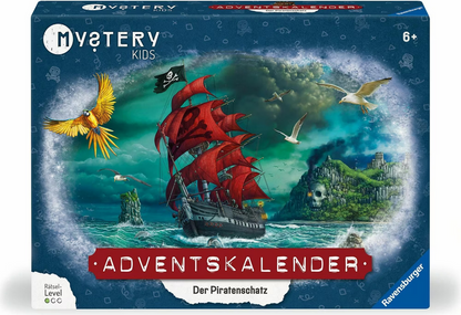 Ravensburger - Mystery Adventskalender Kids: Der Piratenschatz