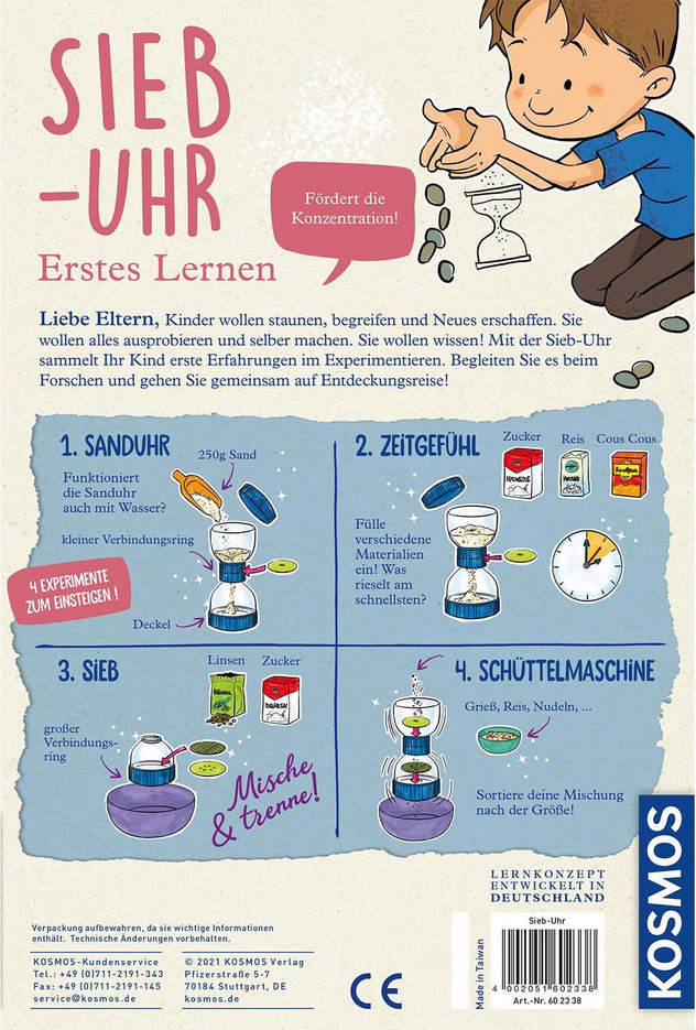 Kosmos - Eperimentierkasten "Sieb-Uhr"
