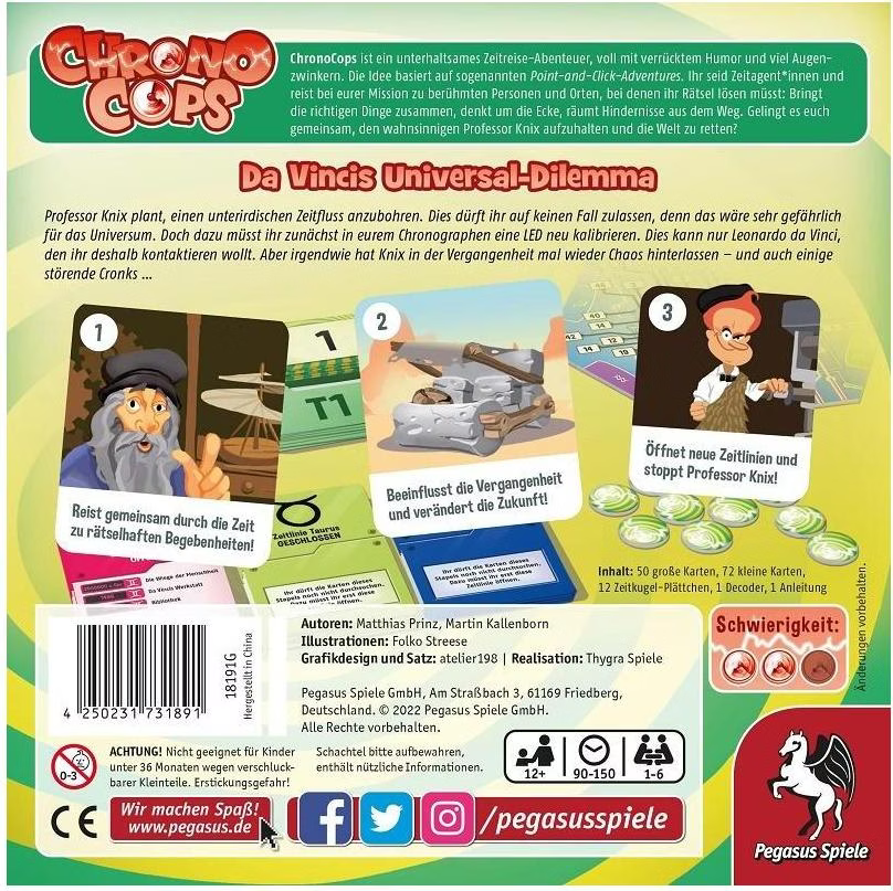 ChronoCops - Da Vincis Universal-Dilemma