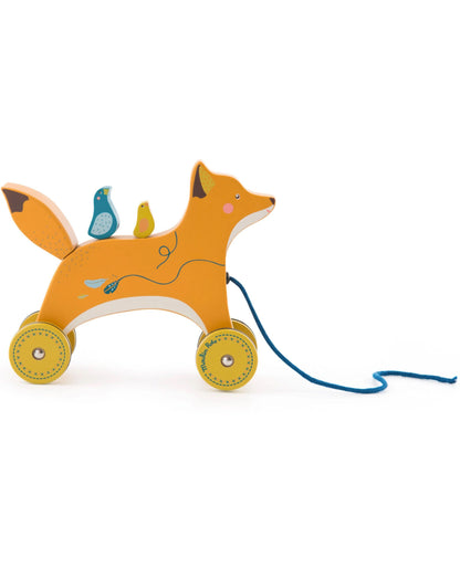 Moulin Roty Nachziehtier "Le voyage d'olga - Fuchs" aus Holz