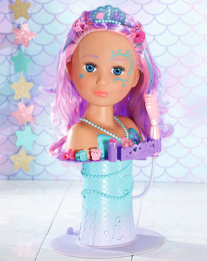 BABY born® Sister Styling Head Meerjungfrau