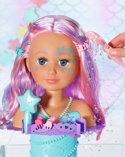 BABY born® Sister Styling Head Meerjungfrau