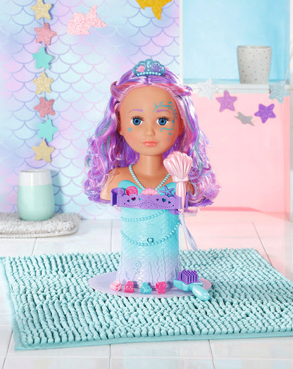 BABY born® Sister Styling Head Meerjungfrau