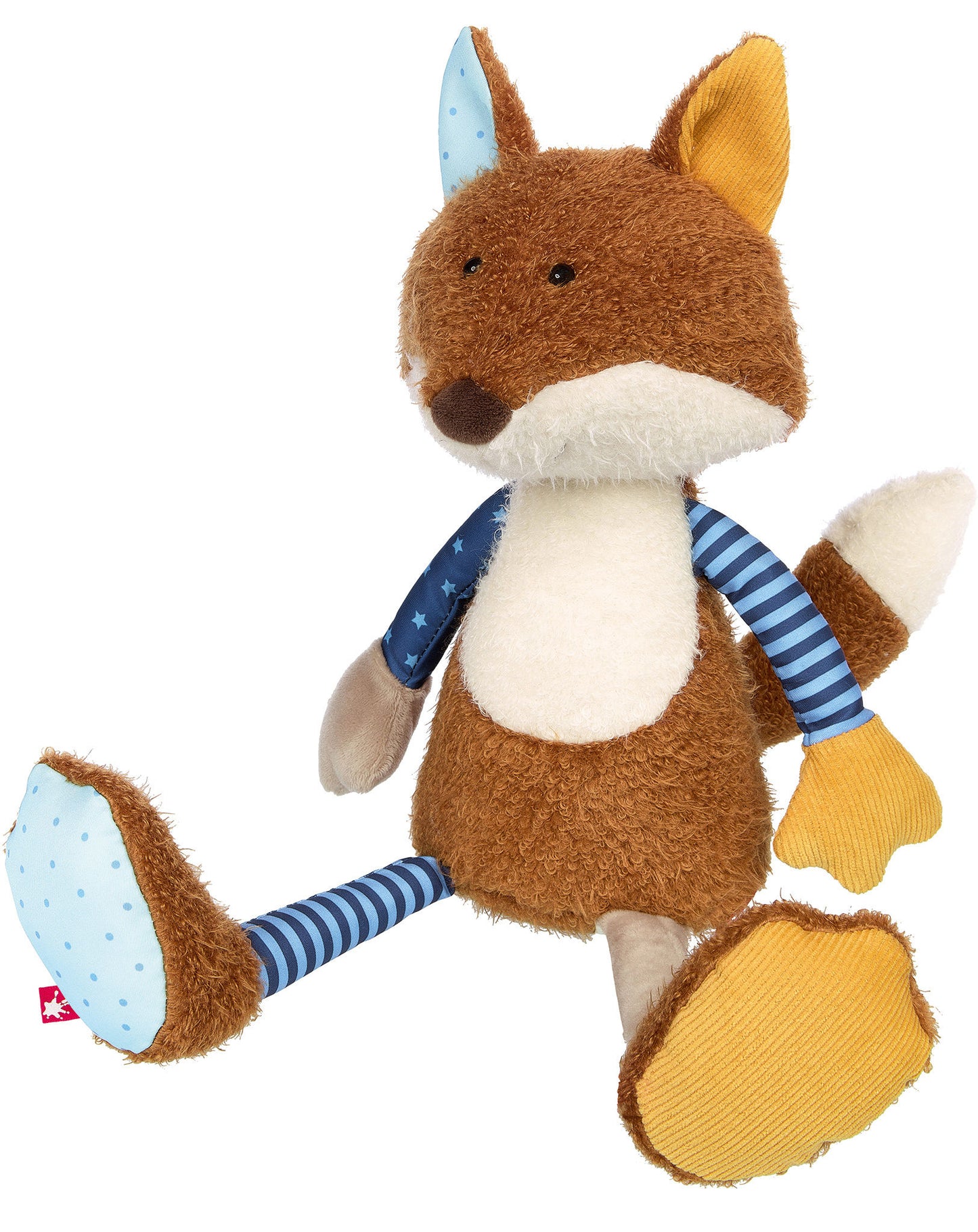 Patchwork Kuscheltier FUCHS in bunt