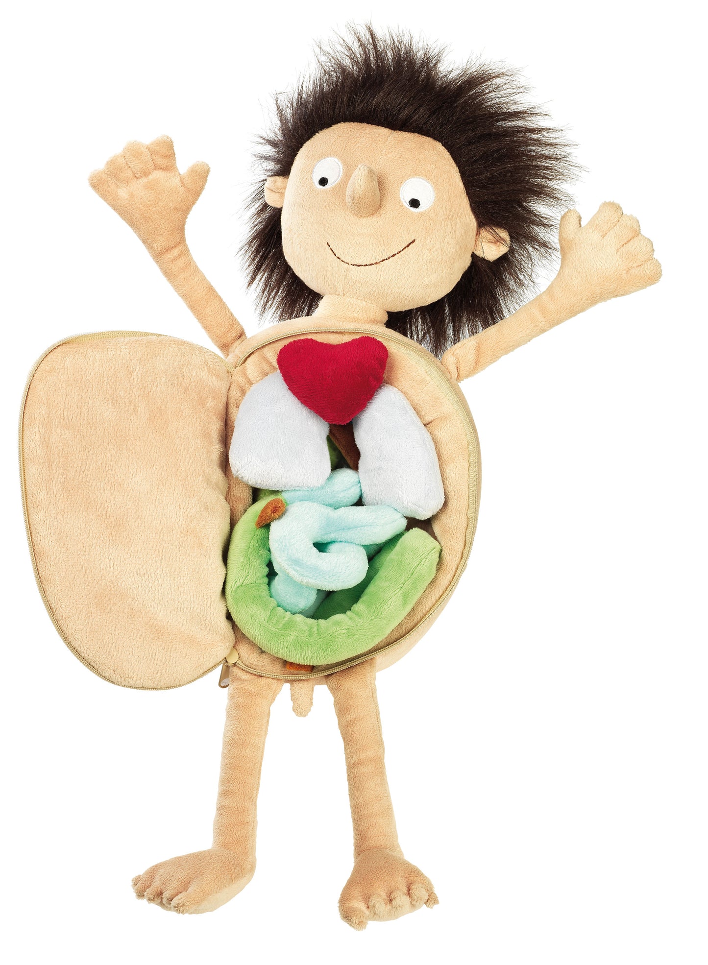 Lern-Puppe ERWIN  DER KLEINE PATIENT in bunt