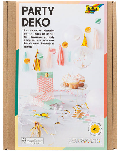 Party-Box DEKO GIRLS 40-teilig in bunt