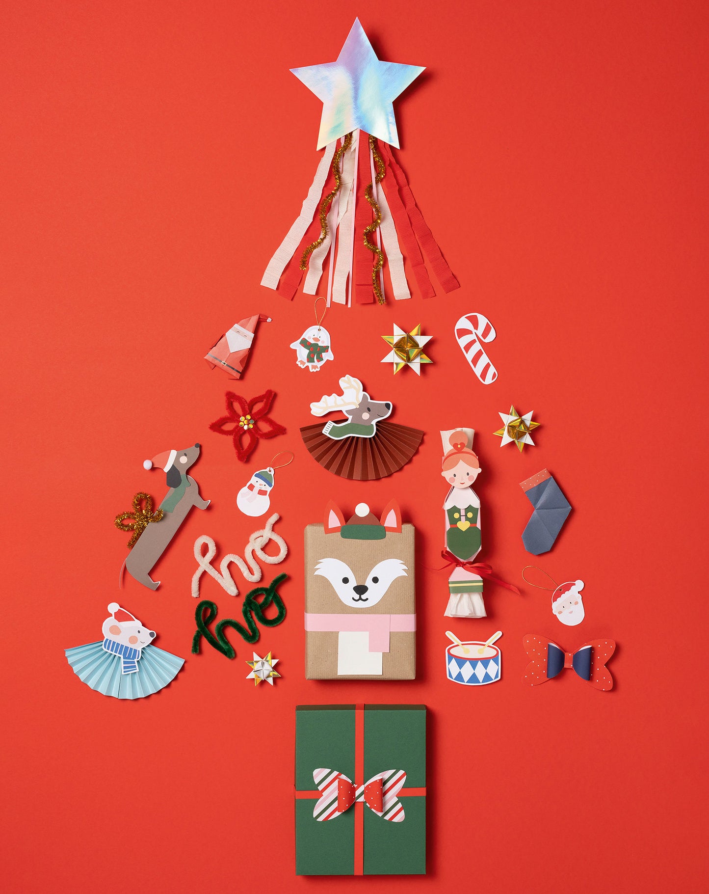 Papier-Bastelset MERRY CRAFTMAS 133-teilig