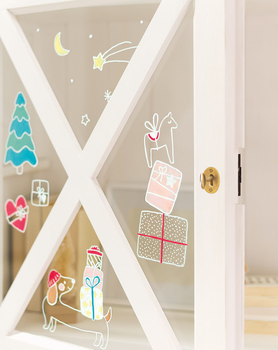 Fensterbilder Vorlagen-Set COSY WINTER 15-teilig