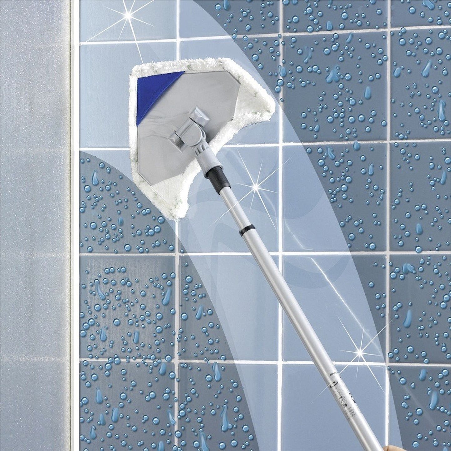 Multiflex Wischer, mit Teleskopstiel und 3 Bezüge