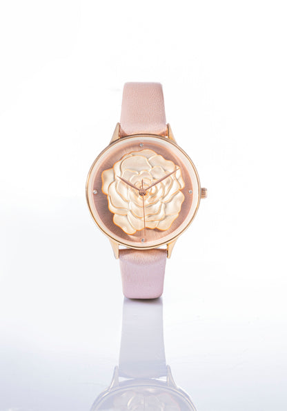 CB Damenuhr & Armband-Set "Rose"