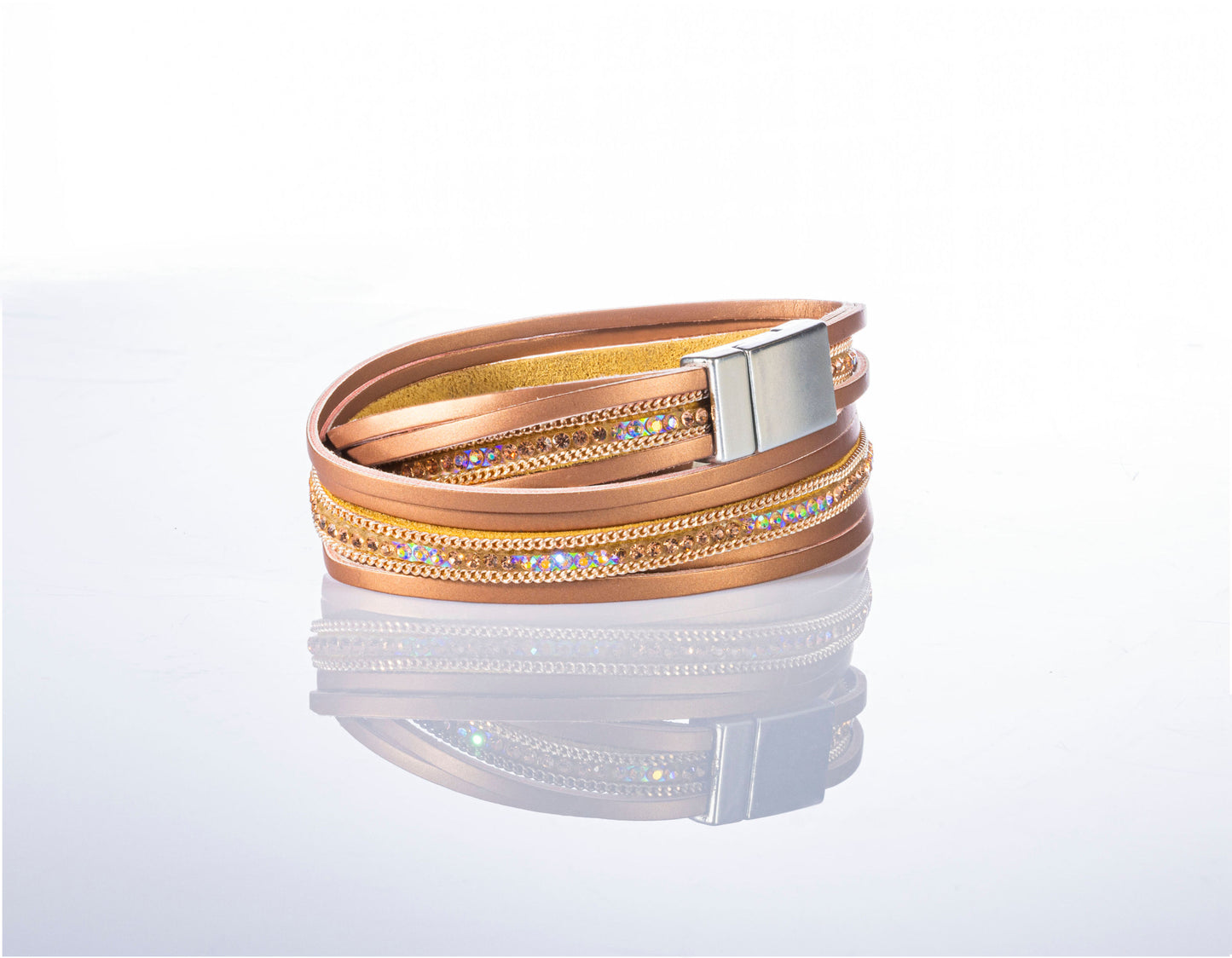 CB Damenuhr & Armband-Set "Rose"