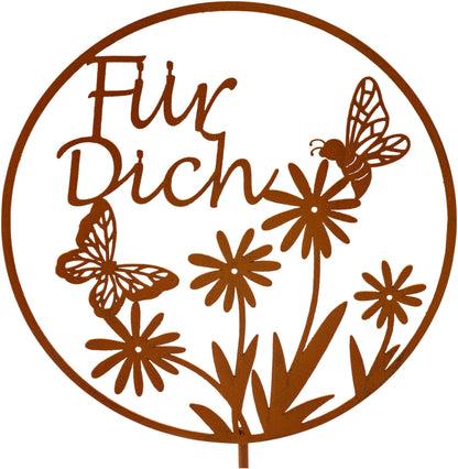 Dekostecker mit Spruch 5er-Set