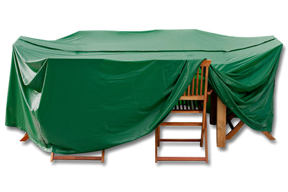 Abdeckplane für Tisch oval