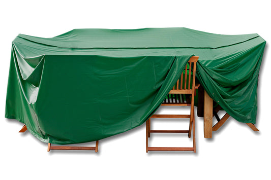 Abdeckplane für Tisch oval