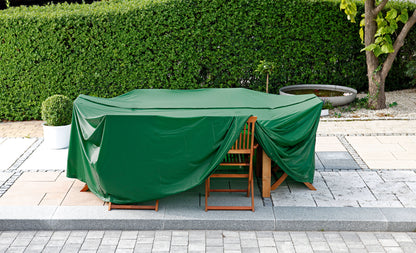 Abdeckplane für Tisch oval