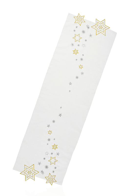 Tischläufer "Creamy Christmas" 140x40 cm