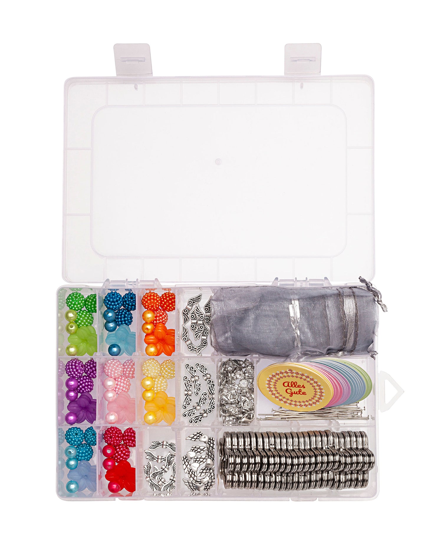 Bastelset Perlen-Blütenengel "Primavera" 240-teilig