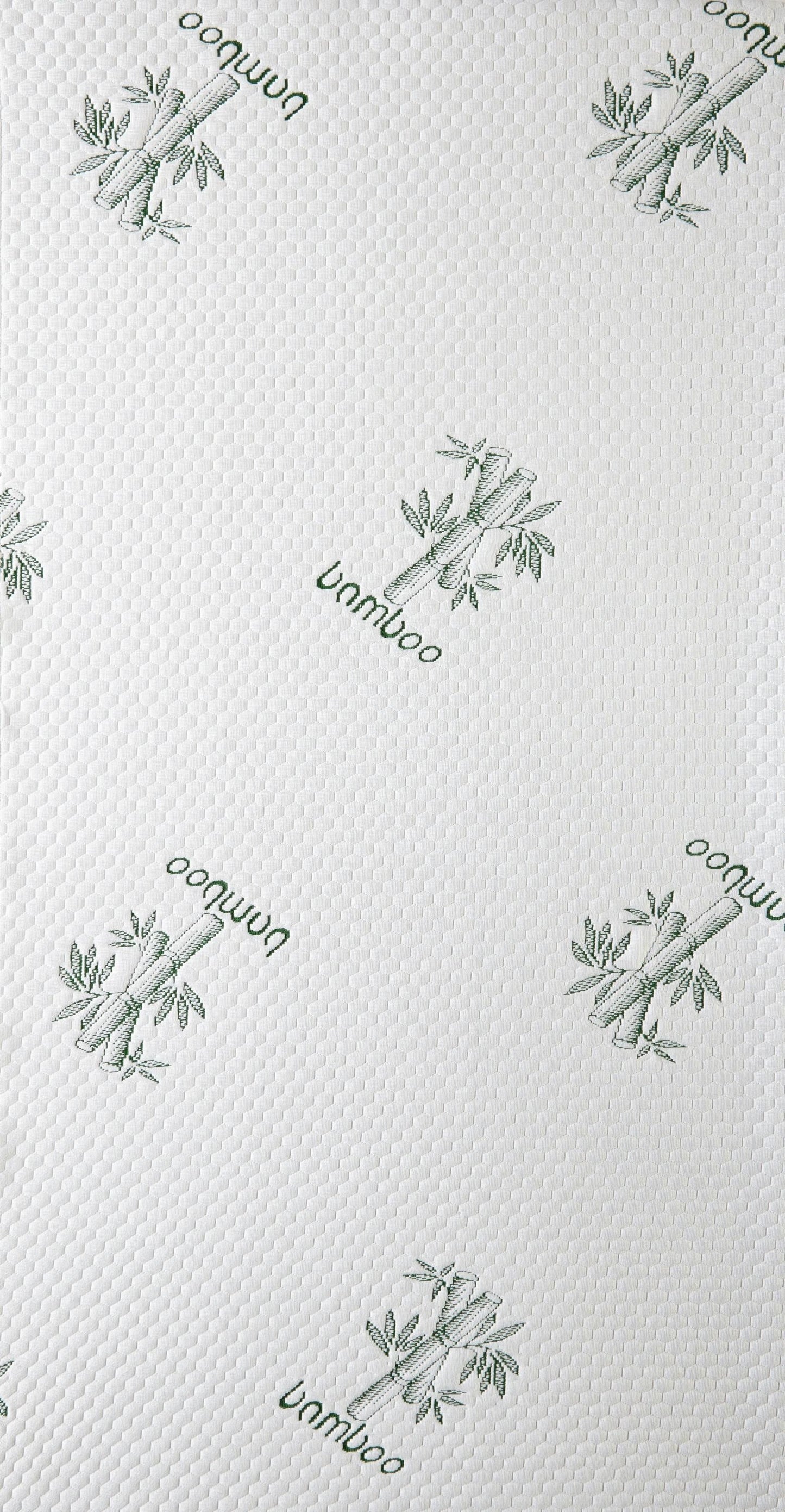 5-Zonen Matratzentopper mit Bambusbezug (Größe: 200 x 100 cm)