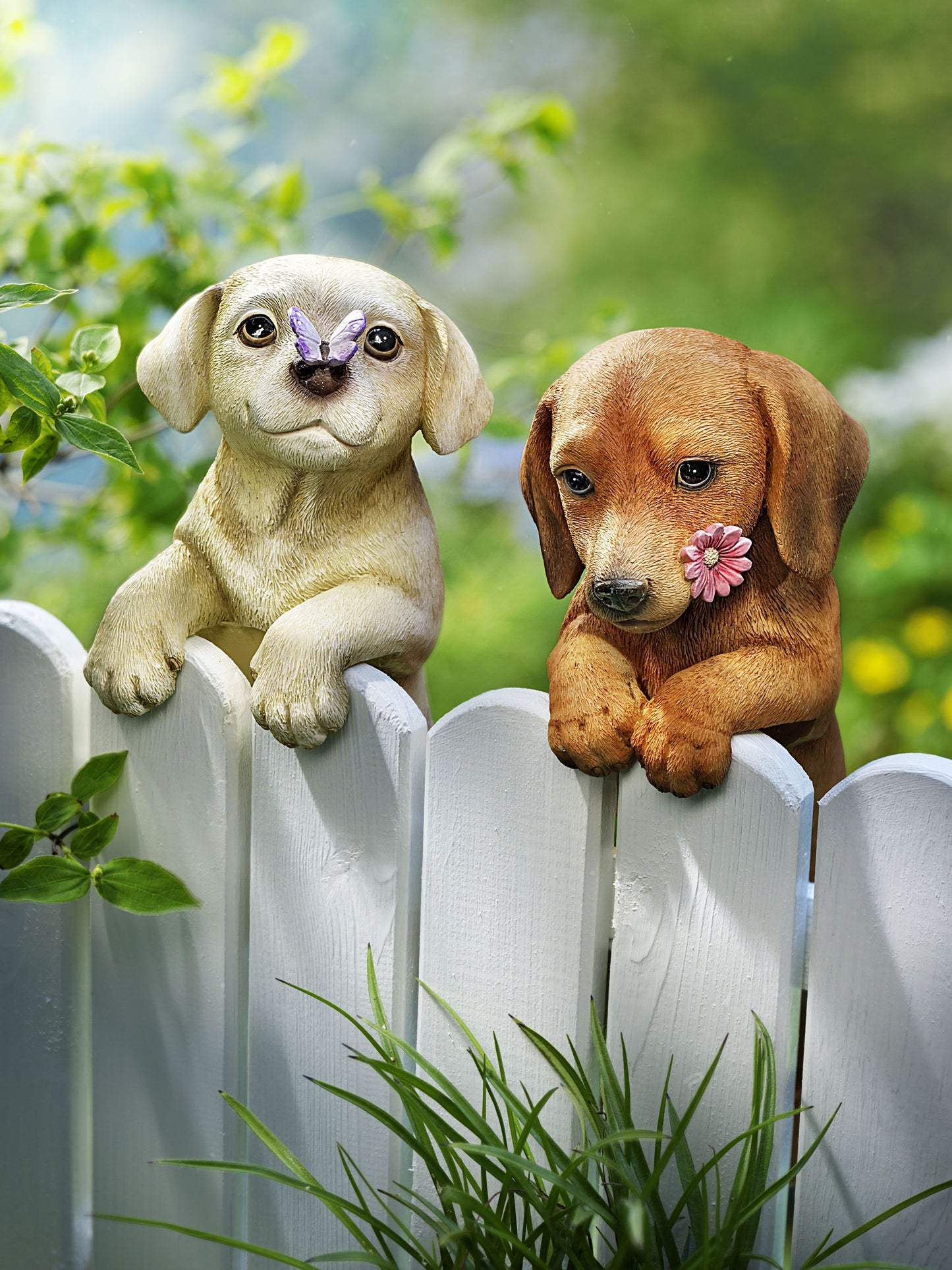 Zaungucker Hund "Lotti"