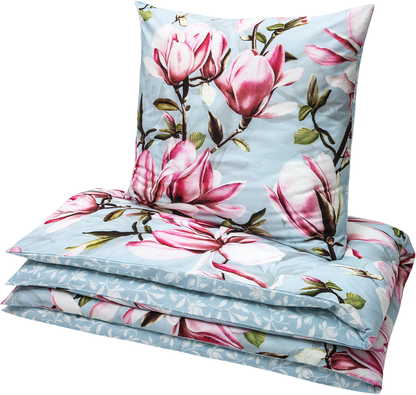 Renforce Wendebettwäsche "Magnolia" (Größe: 155x220 cm)