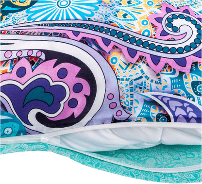 Renforce Wendebettwäsche "Aureole" Lila (Größe: 155x220 cm)